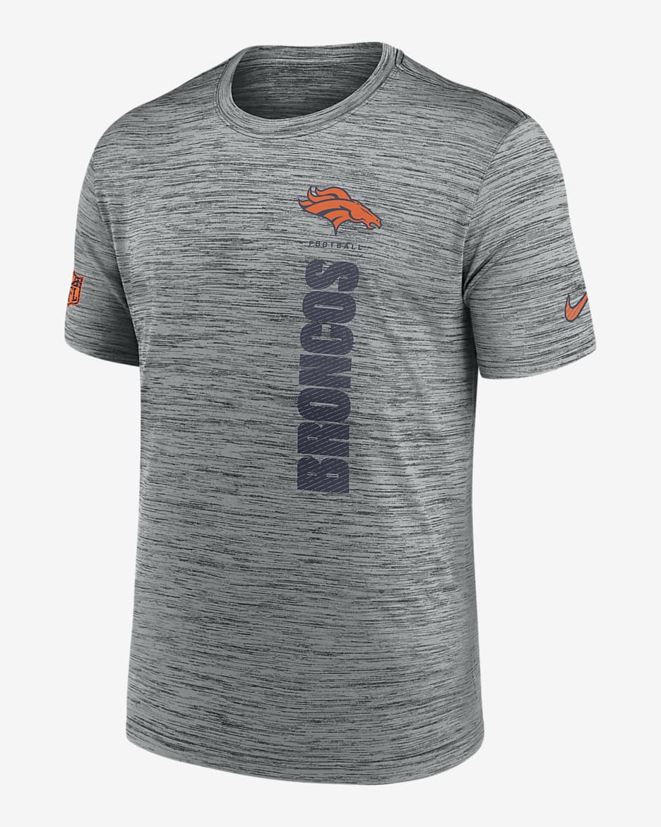 Denver Broncos Sideline Velocity Men s Nike Dri FIT NFL T Shirt. Nike